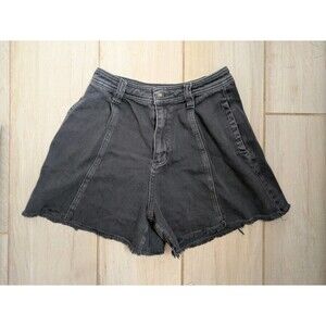 We The Free People Denim Shorts Size 26 Black Jean Shorts
